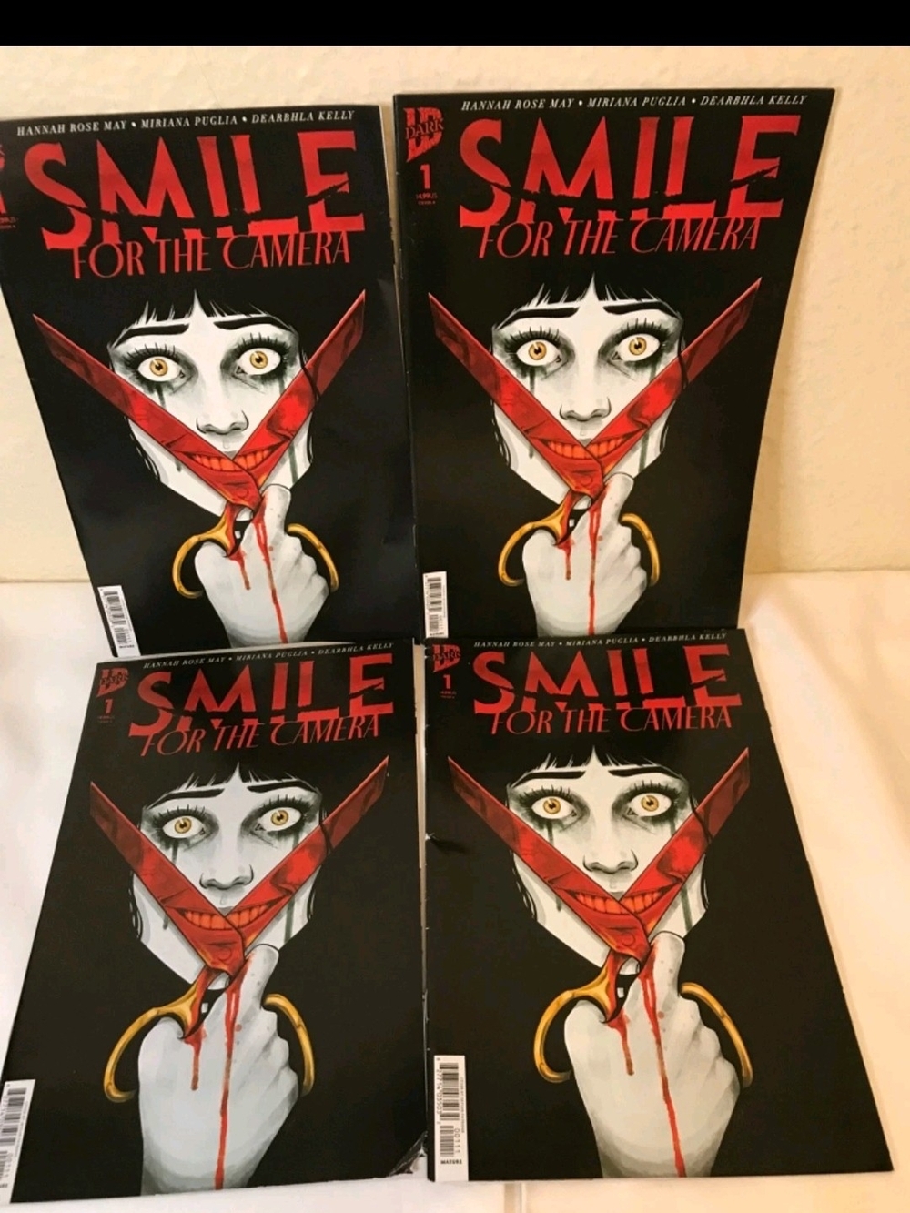 Smile for the Camera #1 Comic Book - Black/Red Cover ($5 EACH!)